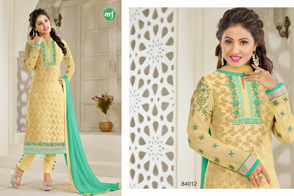 Sunlight Yellow Readymade Salwar Suit | Indian Party Dress