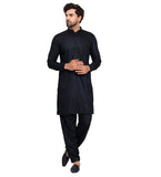 Black Casual Kurta Shalwar Set - Comfortable Everyday
