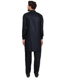 Black Casual Kurta Shalwar Set - Comfortable Everyday