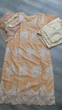 Almond Peach Pakistani Wedding Suit | Bridal Party Wear
