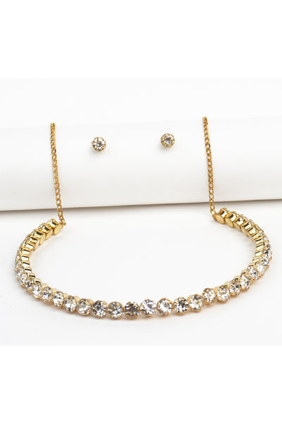 Beautiful Gold Silver Diamond Jewellery Set