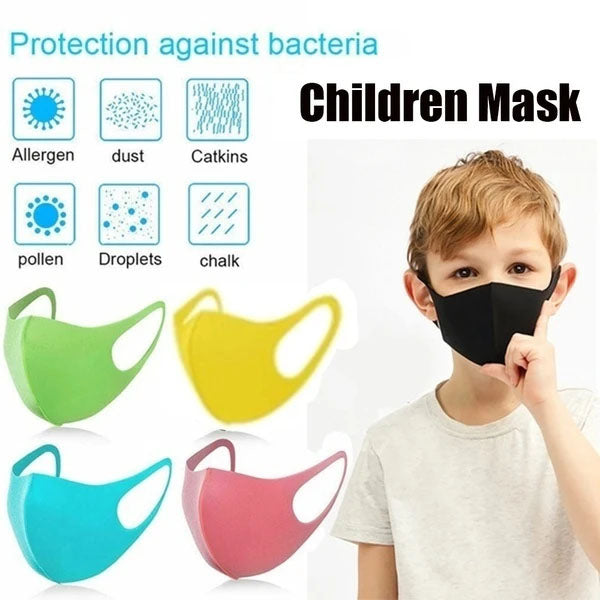 Kids Washable Colorful Face Masks - Asian Party Wear