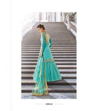 Turquoise Party Outfit Net Wedding Lehenga - Asian Party Wear
