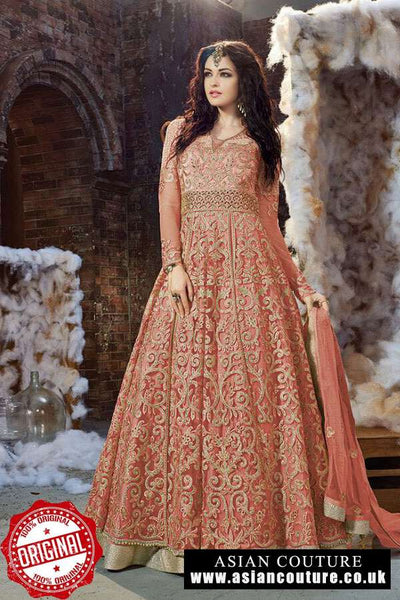 ZOYA EMERAID ZY-18001A PINK WEDDING DRESS - Asian Party Wear