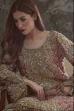 Rose Pink Heavy Embellished Pakistani Wedding Salwar Suit - Asian Party Wear