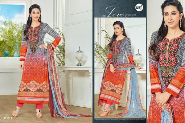 Printed Lawn Suit Indian Summer Salwar Kameez - Asian Party Wear