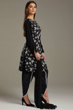 Black Readymade Evening Party Salwar Suit - Asian Party Wear