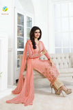 5012 BABY PINK KASEESH PRACHI GEORGETTE PARTY WEAR SALWAR KAMEEZ SUIT - Asian Party Wear