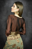 Stunning Wedding Banarsi Style Saree - Asian Party Wear