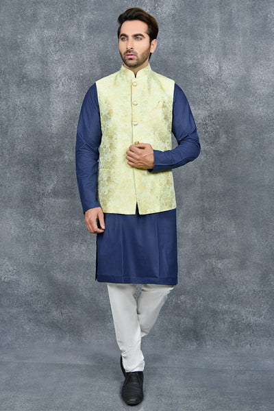 Pista Indian Ethnic Men's Waistcoat - Asian Party Wear