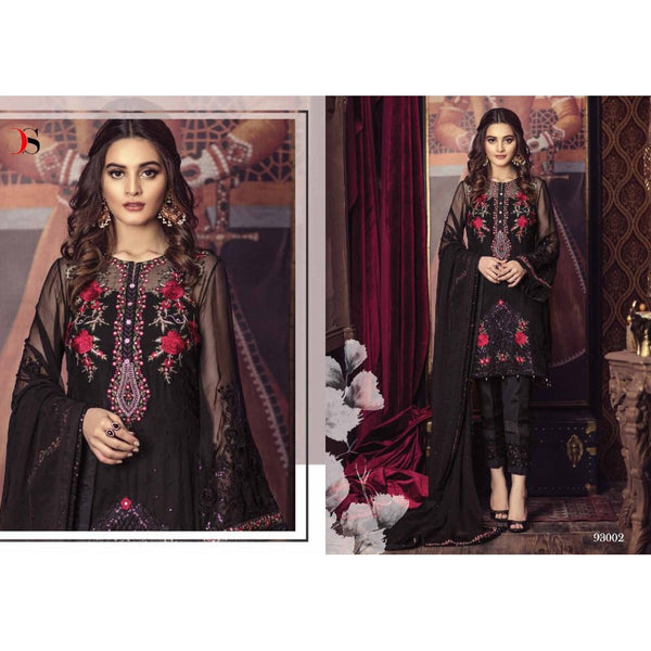 93002 BLACK DEEPSY GULBANO PAKISTANI PARTY WEAR SALWAR SUIT - Asian Party Wear