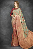 Stunning Wedding Banarsi Style Saree - Asian Party Wear