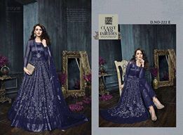 BLUE HEAVY EMBROIDERED INDIAN BRIDAL WEDDING LEHENGA ( 4 weeksa delivery ) - Asian Party Wear
