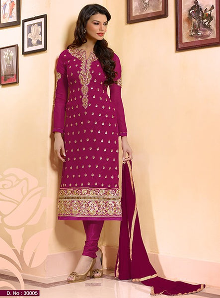 3005 Hot Pink Aashirwad Designer Salwar Kameez Suit - Asian Party Wear