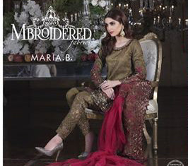 MARIA B BD-08 MBROIDERED DESIGNER READY MADE SUIT - Asian Party Wear