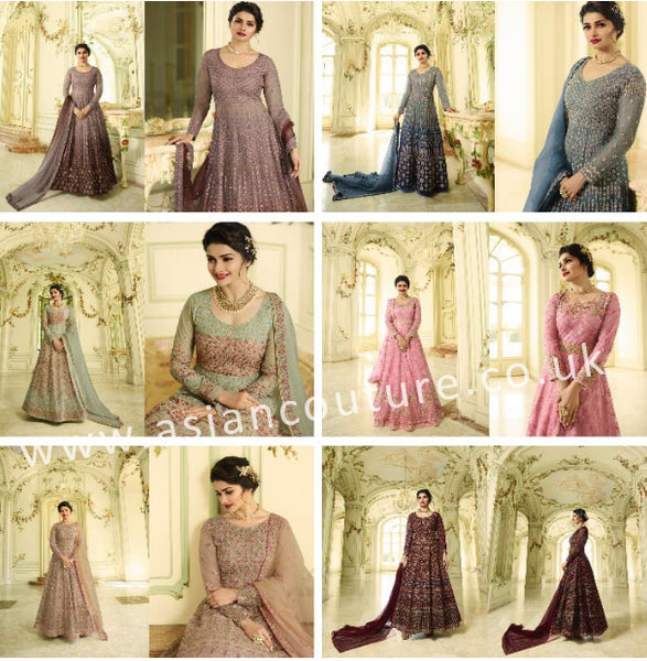 INDIAN WEDDING ANARKALI GOWNS - Asian Party Wear