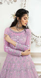 Lilac Anarkali Party Wear Pakistani Dress - Asian Party Wear
