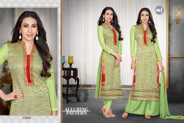 Green Indian Palazzo Suit Fancy Salwar Kameez - Asian Party Wear