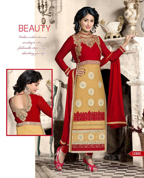 RED INDIAN BOLLYWOOD WEDDING STYLE PALAZZO SUIT - Asian Party Wear
