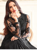 4606 BLACK MAISHA WEDDING WEAR ANARKALI STYLE GOWN - Asian Party Wear