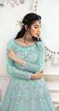 Turquoise Party Wear Pakistani Lehenga - Asian Party Wear