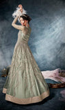 GREEN ZOYA INDIAN BRIDAL HEAVY EMBELLISHED DRESS - Asian Party Wear
