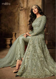 GREEN PAKISTANI WEDDING WEAR DRESS - Asian Party Wear