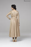 MOUSE CREPE SILK FLARED CIRCULAR STYLE READY MADE DRESS - Asian Party Wear