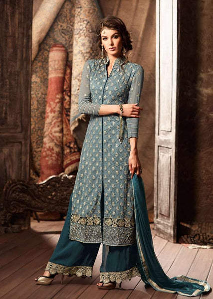 PEACOCK MOHINI GLAMOUR VOL 34 SEMI STITCHED DESIGNER SALWAR SUIT - Asian Party Wear