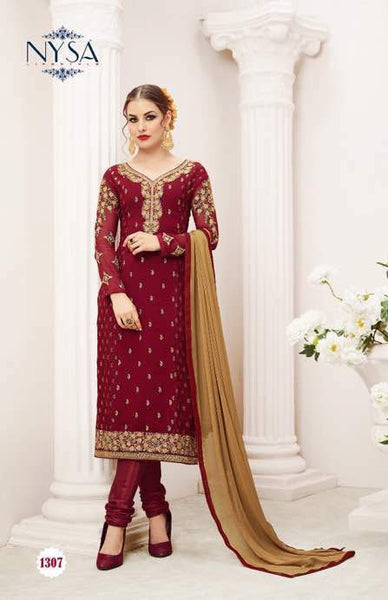 Party Wear Churidar Suit - Salwar kameez Dress -Asian Party Wear