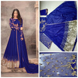 GOLD GLITTER BRIDEMAID MODEST DRESS PROM AND PARTY WEAR - Asian Party Wear