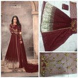 GOLD GLITTER BRIDEMAID MODEST DRESS PROM AND PARTY WEAR - Asian Party Wear