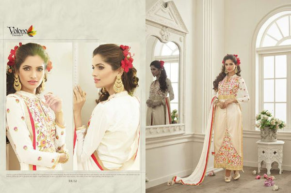 Cream Party wear Salwar Kameez - UK  Reasoning - Asian Party Wear
