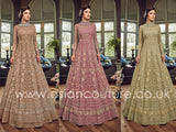LUXURY HEAVY EMBROIDERED INDIAN WEDDING BRIDAL GOWN - Asian Party Wear