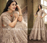 LUXURY INDIAN DESIGNER WEDDING EMBELLISHED GOWN - Asian Party Wear