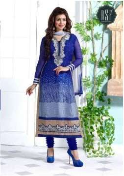 Blue Ayesha Thakia Salwar kameez Designer Suit - Asian Party Wear