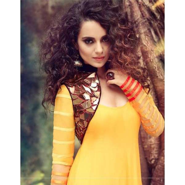 Buttercup Yellow Anarkali Gown By Indian Fashion Designer Archana Kochhar. - Asian Party Wear