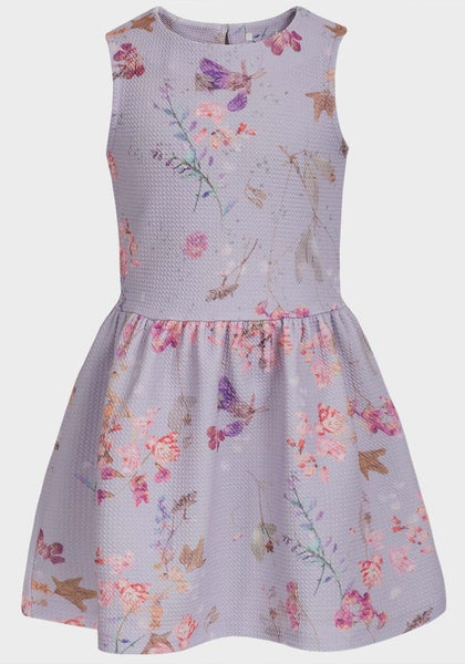 ZACG-01 LILAC GIRLS FLORAL PARTY DRESS - Asian Party Wear