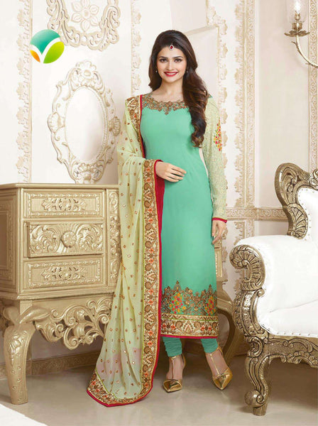 Mint Designer Indian Wedding Pakistani Salwar Suit - Asian Party Wear