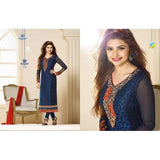 K2768 Blue Kaseesh Elegant Stylish PRACHI Shalwar Kameez Dress - Asian Party Wear