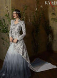 8101 SILVER KARMA TRENDS ANARKALI STYLE ANARKALI DRESS - Asian Party Wear