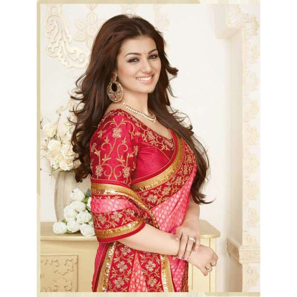 KH16360 Pink  Kasheesh Sheesha Designer Saree - Asian Party Wear