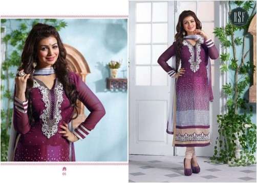 Purple Ayesha Thakia Salwar kameez Designer Suit - Asian Party Wear
