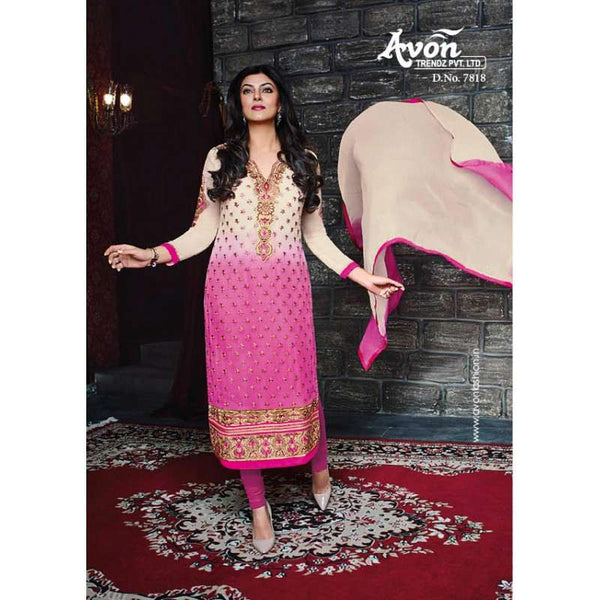 Purple With Beige AV7818 Stunning Avon With Sushmita Wedding Wear - Asian Party Wear