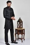 Black Indian Mens Formal Kurta Pajama - Asian Party Wear