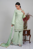 PISTA GEORGETTE DRESS PAKISTANI DESIGNER SALWAR SUIT