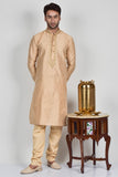 Gold Festive Indian Mens Kurta Pajama - Asian Party Wear