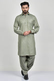 Grey Designer Readymade Mens Shalwar Kameez - Asian Party Wear