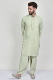 Pista Embroidered Mens Kurta Shalwar Set - Asian Party Wear