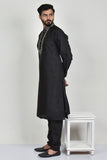 Black Indian Mens Ethnic Kurta Payjama - Asian Party Wear